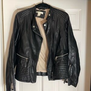 Moto pleather jacket